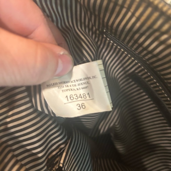 Christian Siriano Black Structured Leather Satchel - Picture 9 of 10